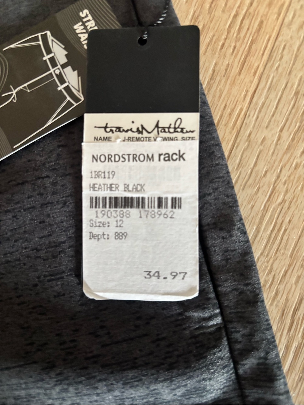 Travis Mathew gray/Black Kids' Shorts - Picture 3 of 5